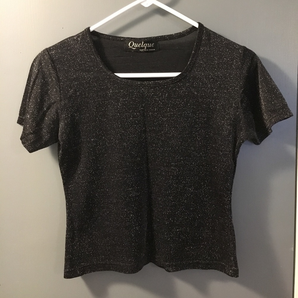 Sparkly crop top